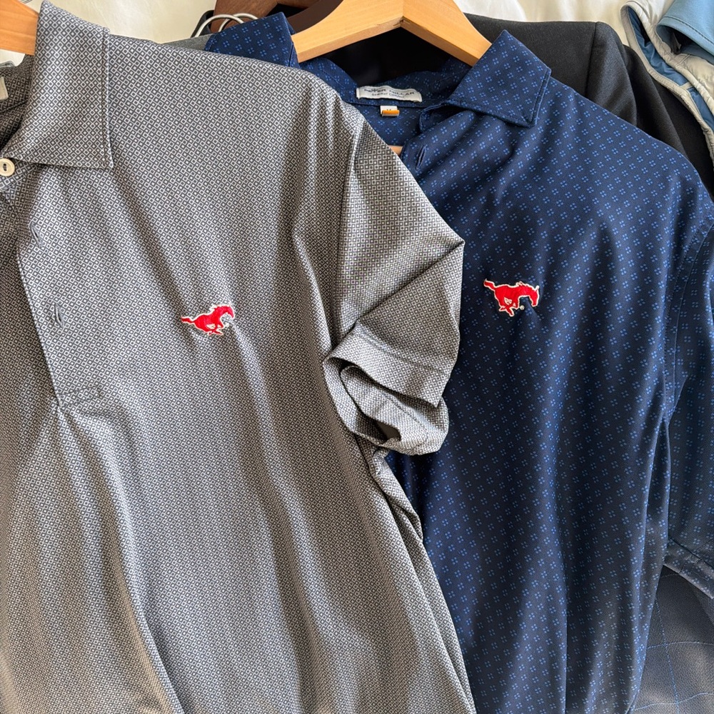 SMU Peter Millar Polo’s (L)